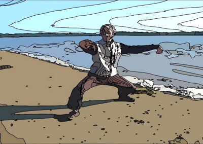 Pose de tai chi à Vannes
